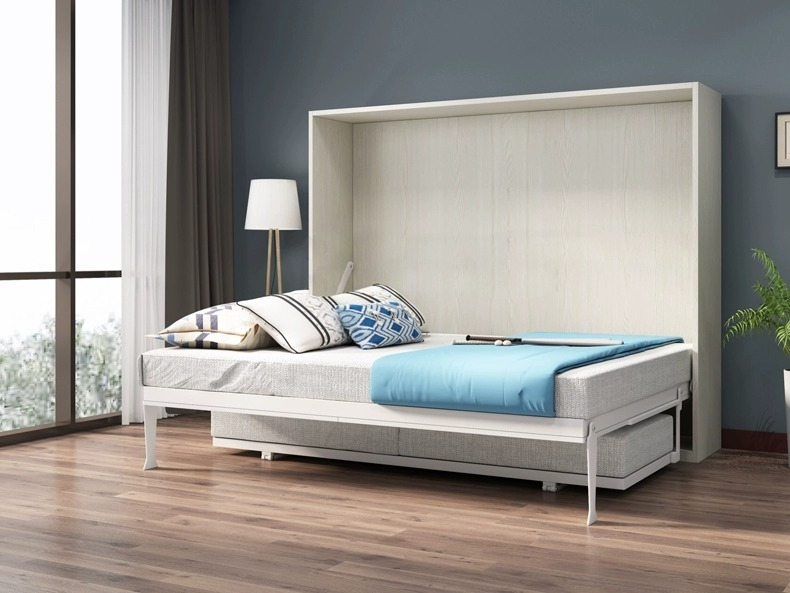 [pre-order]  Electric rollover wall bed Invisible bed Automatic foot wall bed Hidden bed Rollaway bed Hardware Wall bed hardware accessories-Smart-Living