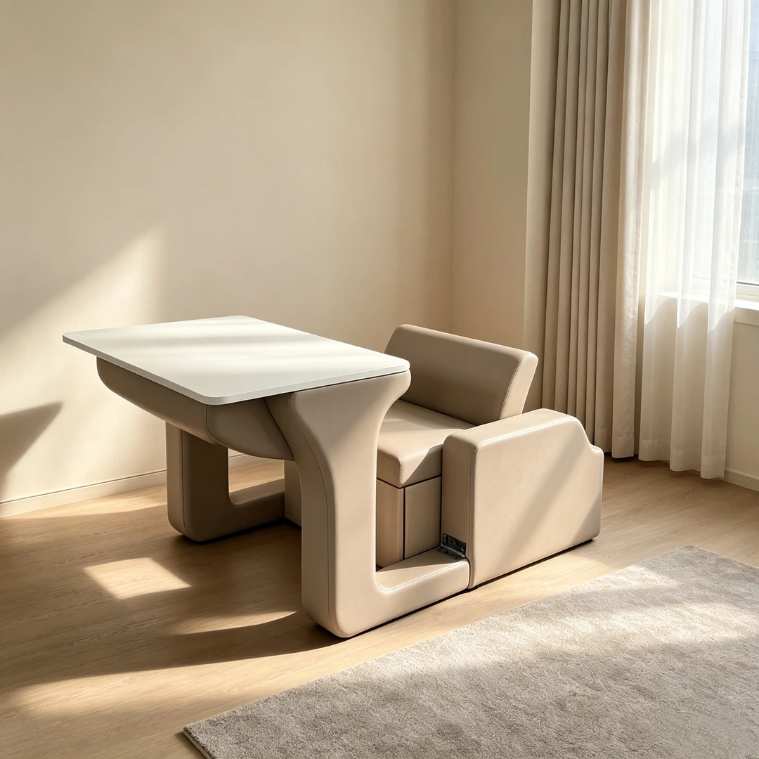 2nd Generation 2026 New 3-in-1 Sofa Bed & Table – Foldable and Extendable Space-Saving Bed for Small Spaces