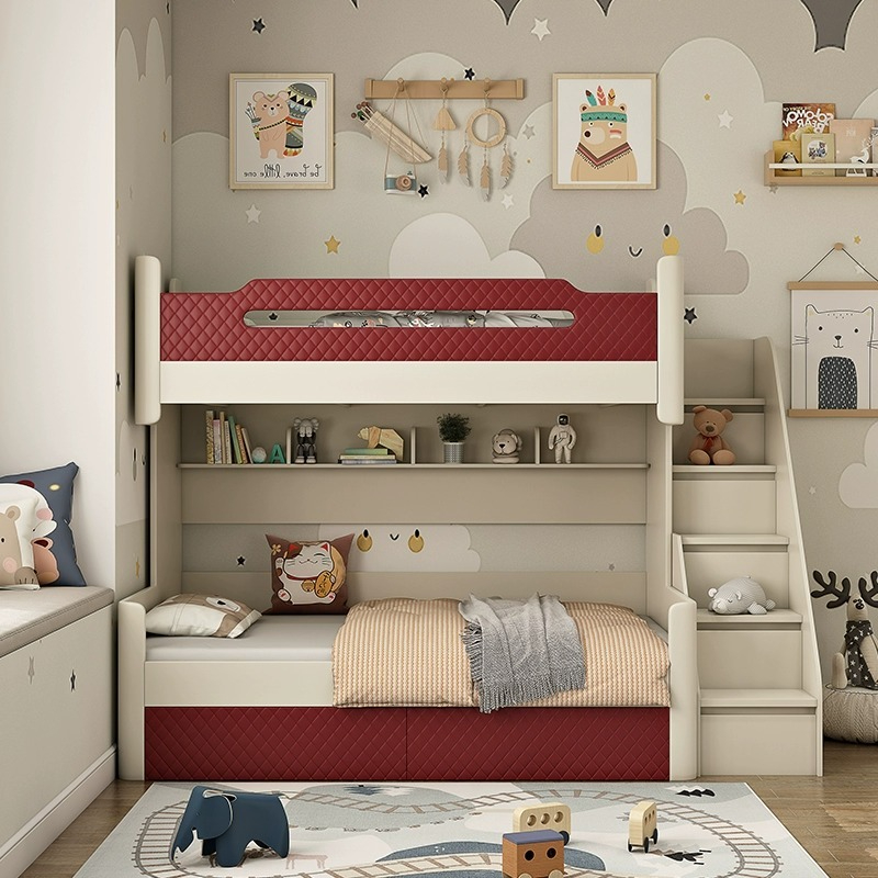 [Pre-order] Bunk beds for children Multi-functional combination beds for boys and girls Bunk beds for small unit height beds for mothers and sons-Smart-Living