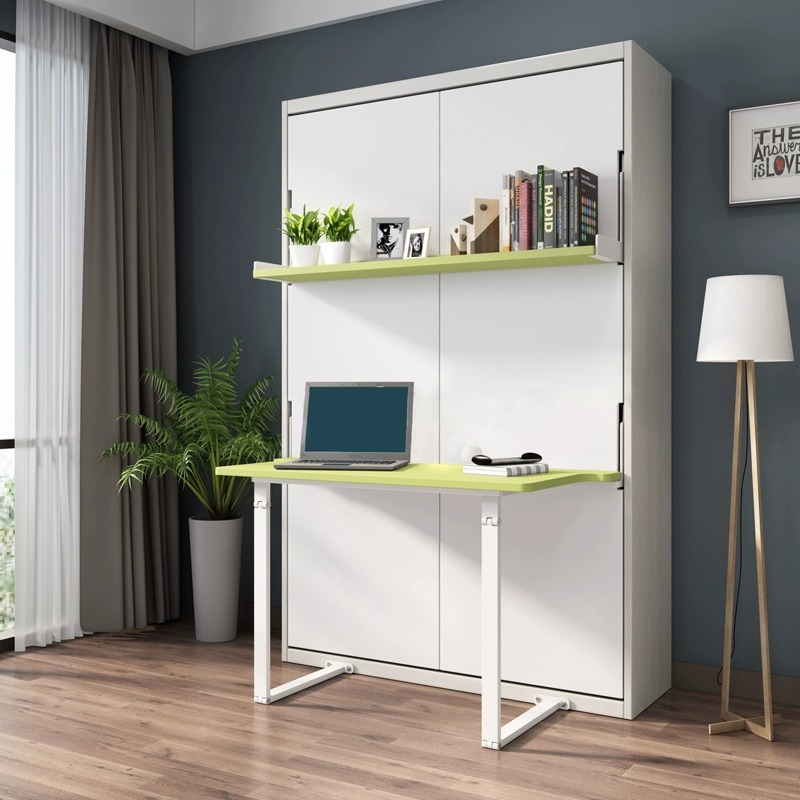 [Pre-order]  Electric folding invisible bed desk one Murphy bed wall bed Small apartment study desk Murphy bed hardware accessories-Smart-Living