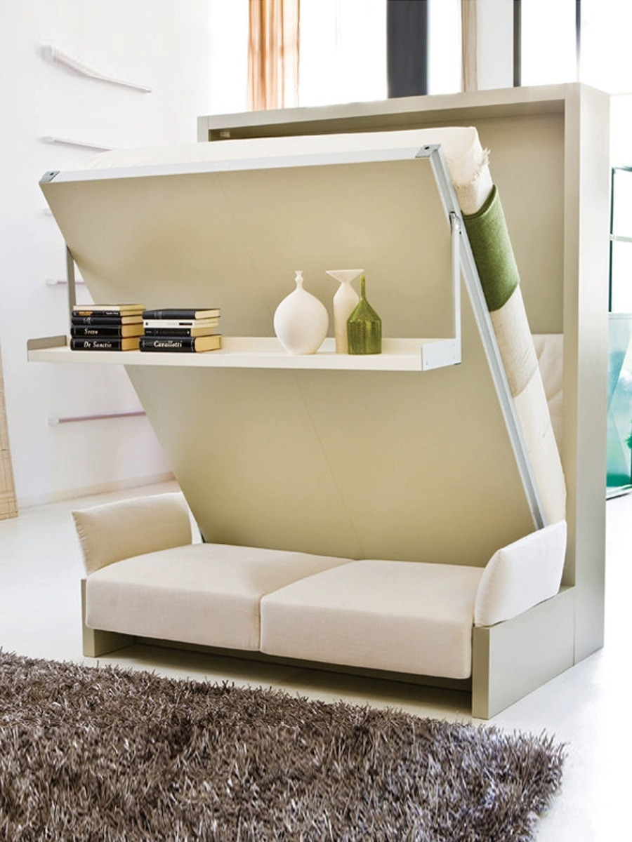 [Pre-order] Electric invisible bed wall bed multi-functional small apartment invisible bed sofa one Murphy bed folding bed hardware accessories