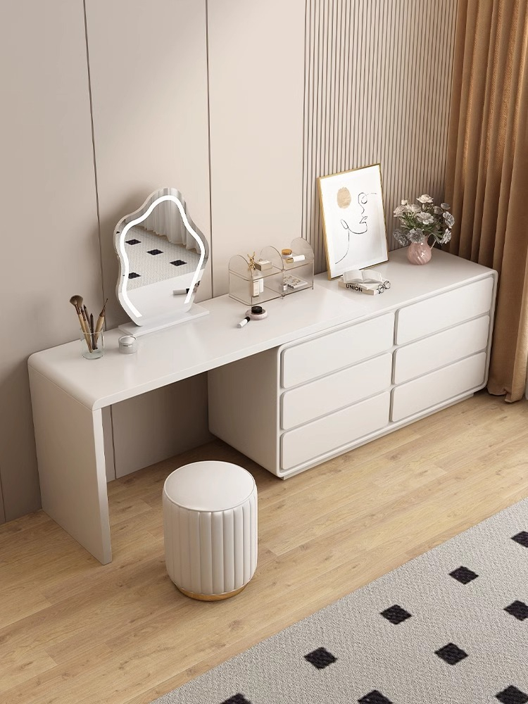 [Pre-order] Internet celebrity dressing table drawer bed end space retractable designer dressing table simple style dressing table-Smart-Living