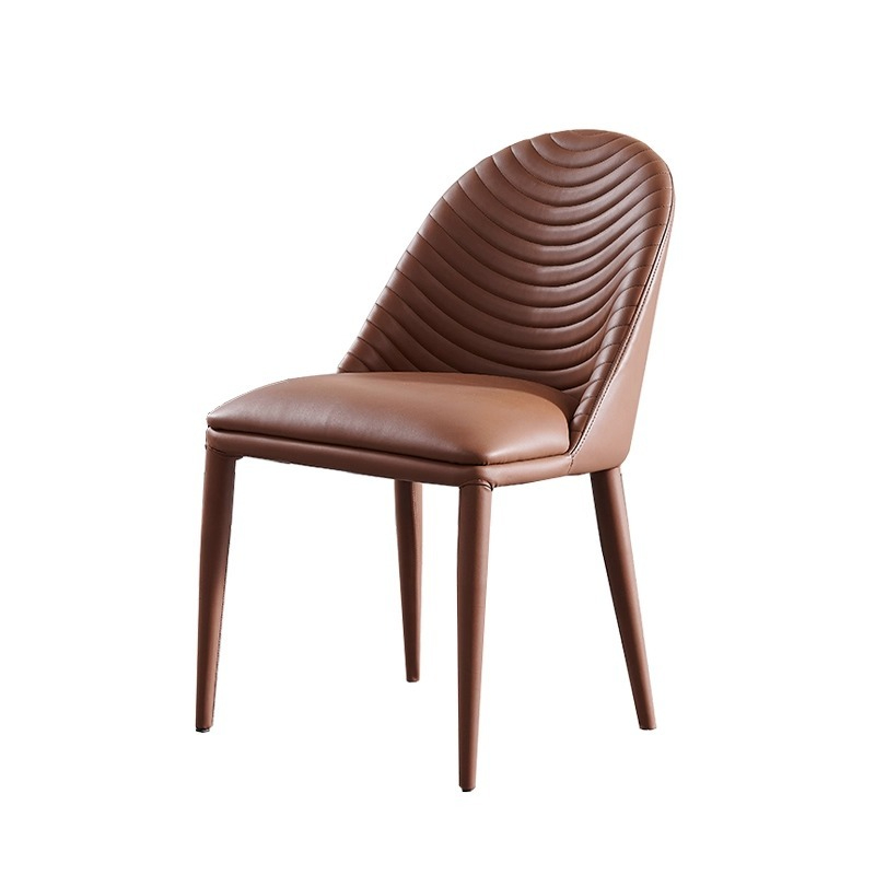 PRE ORDER / BTO PACKAGE - VR - Chair - FD-Y17 Home Italian Minimalist Dining Chair, Nordic Internet-Famous Light Luxury Simple Modern Desk Makeup Hotel Furniture Leather Chair