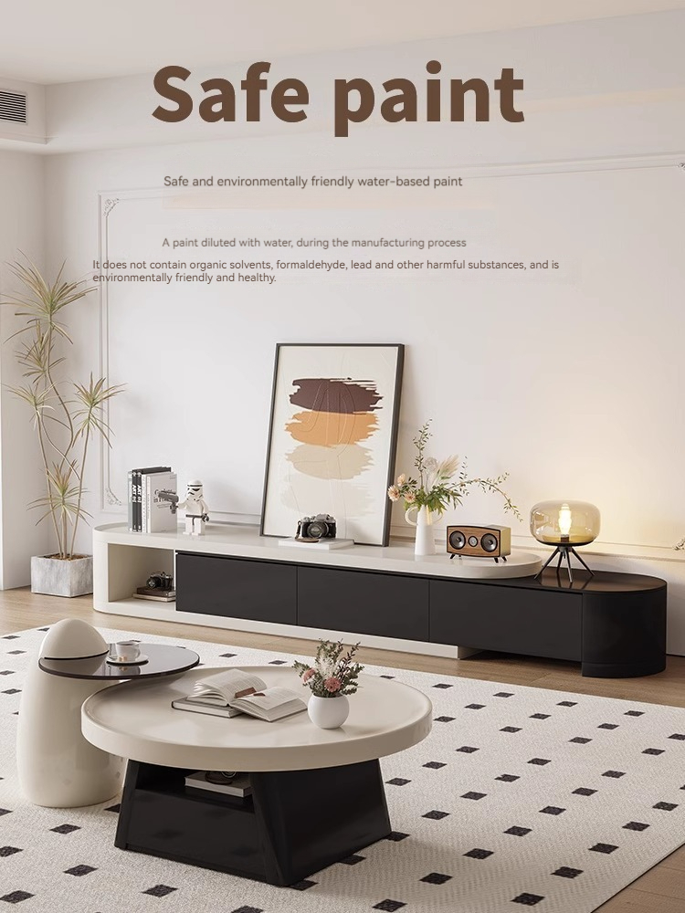 [Pre-order] Coffee table living room 2023 new small apartment several minimalist light luxury high sense of modern new creative circle-Smart-Living