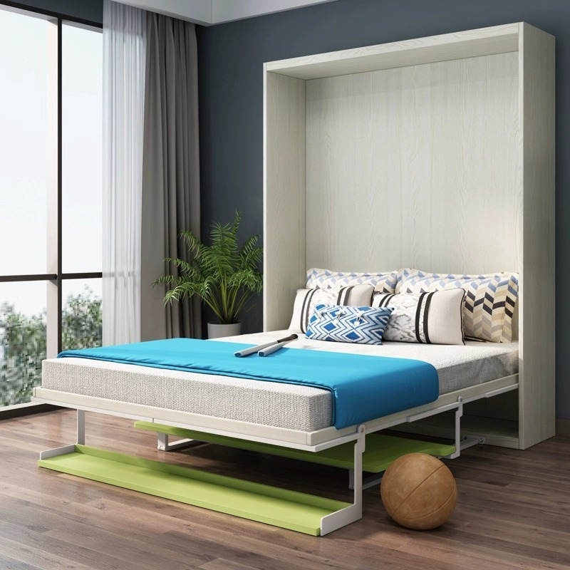 [Pre-order]  Electric folding invisible bed desk one Murphy bed wall bed Small apartment study desk Murphy bed hardware accessories-Smart-Living