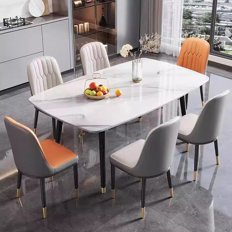(PRE ORDER / BTO PACKAGE)Italian-Style Modern Sintered Stone Dining Table – Elegant & Affordable Rectangular Table for All Home Sizes