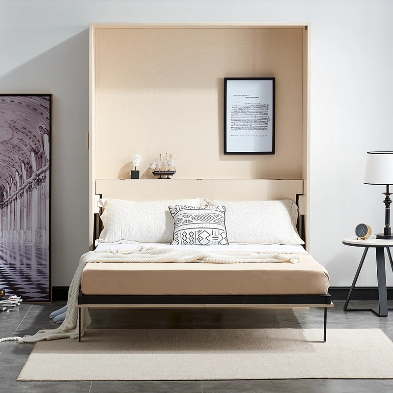 [Pre-order]  Electric wall bed invisible bed Small apartment invisible bed foldable bed living room wall bed study invisible bed hardware accessories-Smart-Living