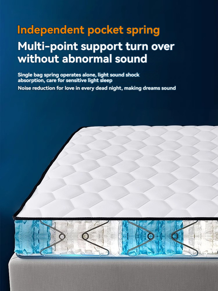 Imurai Simmons spring mattress 20CM soft cushion home hard cushion spine protection double mattress 1.8m dual-purpose custom-Smart-Living