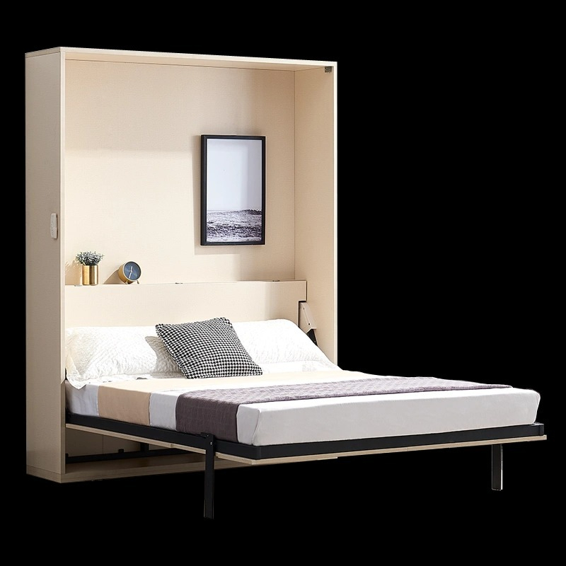 [Pre-order]  Electric wall bed invisible bed Small apartment invisible bed foldable bed living room wall bed study invisible bed hardware accessories-Smart-Living
