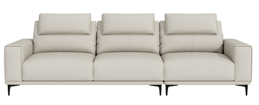 PRE ORDER / BTO PACKAGE - VR - SOFA - FD-150 Genuine Leather Sofa Modern Tech Fabric Small Apartment Straight Sofa Customizable Sofa Size