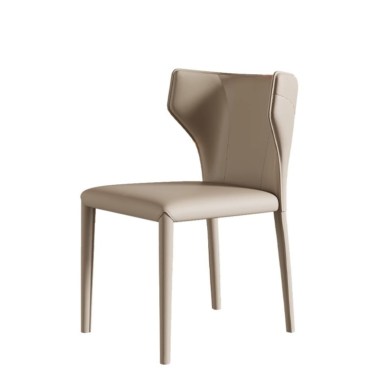 PRE ORDER / BTO PACKAGE - VR - Chair - FD-Y11 Italian Saddle Leather Dining Chair - 2025 New Model, Modern Minimalist Luxury Designer Home Dining Room Table Chair with Backrest