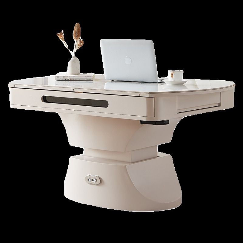 PRE ORDER / BTO PACKAGE - VR - Coffee table -2024#  Smart Electric Lift Coffee Table, Dual-Purpose Dining Table for Living Room, Compact Home Multi-Function Modern Folding Tea Table with Rock Panel