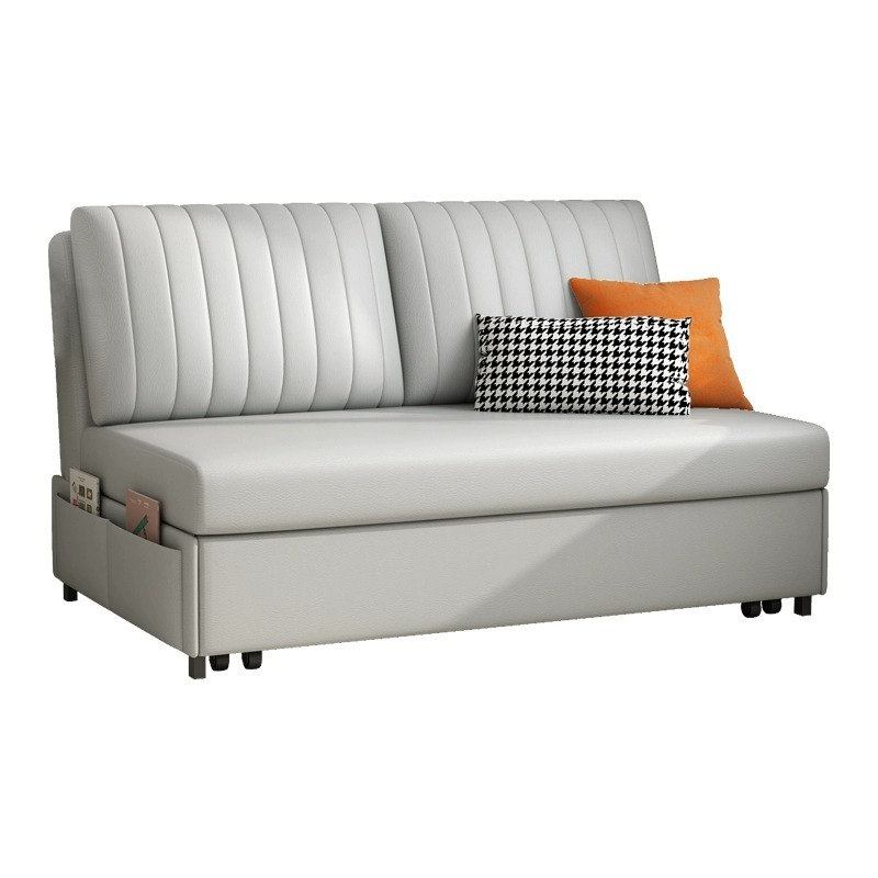 [Pre-order]  Cat scratch cloth sofa bed dual-purpose foldable multi-functional light luxury net celebrity technology leather double removable and washable sofa bed-Smart-Living