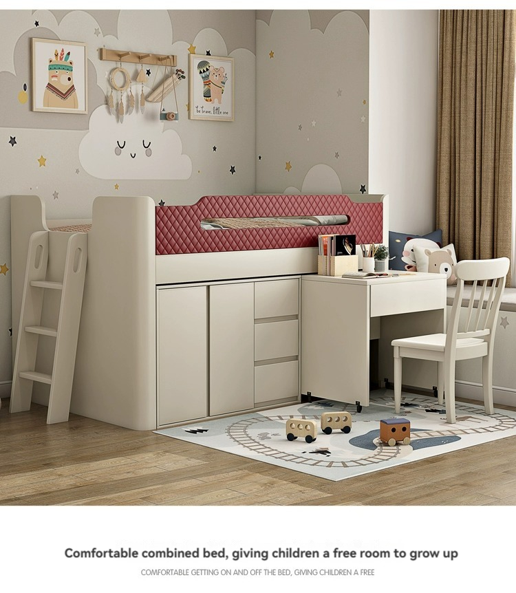 Pre-order] Light luxury noble children's bed Half height bed Multi
