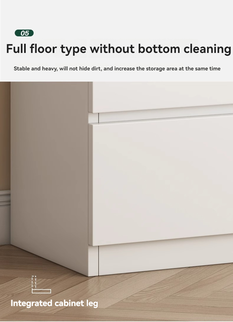 [Pre-order] Cream style six-drawer cabinet simple modern storage cabinet six-drawer cabinet bedroom living room drawer storage cabinet minimalist cabinet-Smart-Living