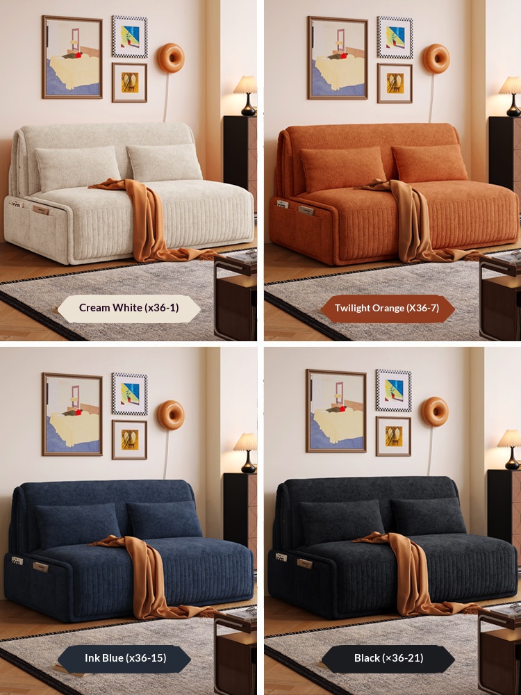 TCX- 023 [PRE-ORDER] Electric sofa bed, multi-functional, retractable, single and double, room,storage, anti-cat's claw cloth