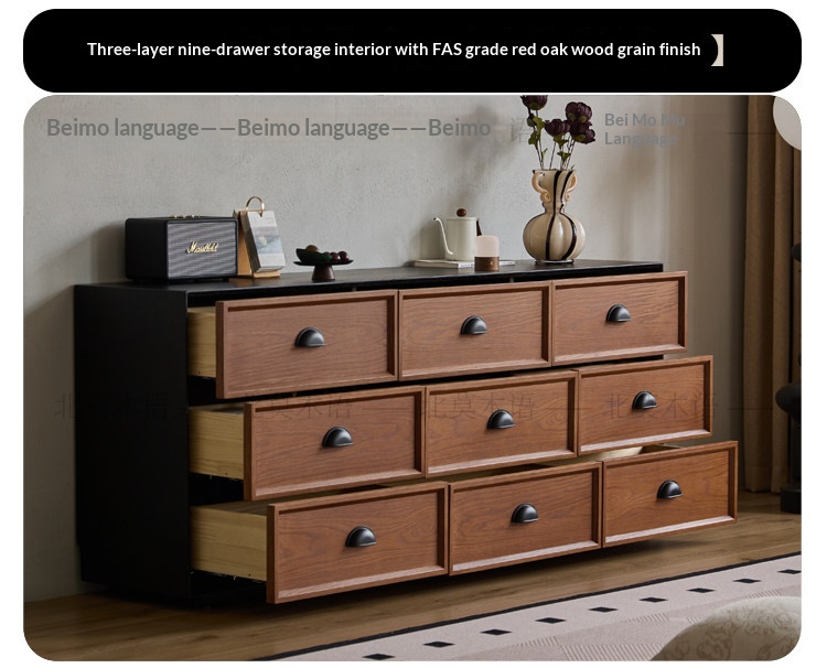 BSYR- WSC-01 [PRE-ORDER] Nine-drawer chest of drawers, bedroom bedside cabinet, wall-mounted storage cabinet