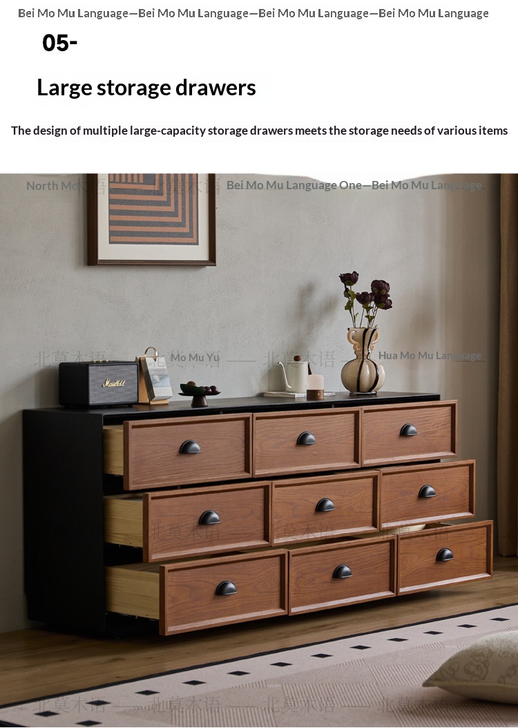 BSYR- WSC-01 [PRE-ORDER] Nine-drawer chest of drawers, bedroom bedside cabinet, wall-mounted storage cabinet
