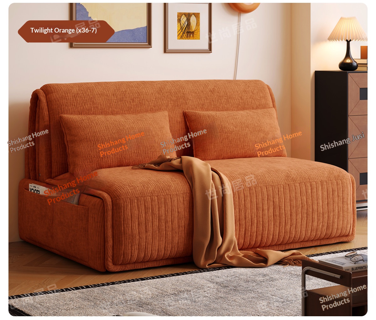 TCX- 023 [PRE-ORDER] Electric sofa bed, multi-functional, retractable, single and double, room,storage, anti-cat's claw cloth