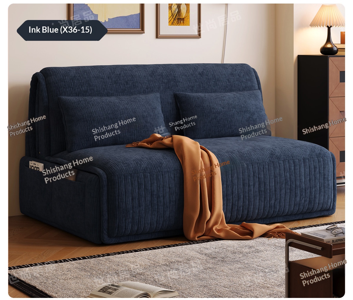 TCX- 023 [PRE-ORDER] Electric sofa bed, multi-functional, retractable, single and double, room,storage, anti-cat's claw cloth