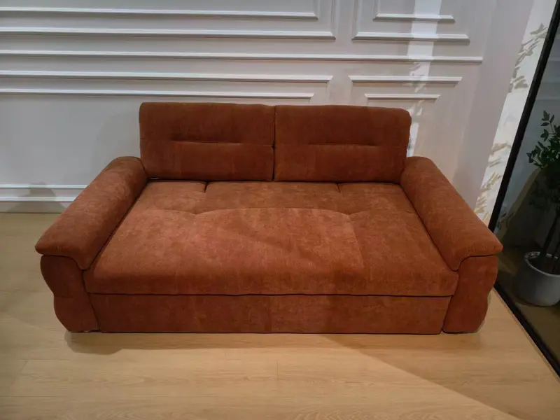 [Pre Order】Sofa Bed, Mid-century Modern Style Small Household Double Sofa. 