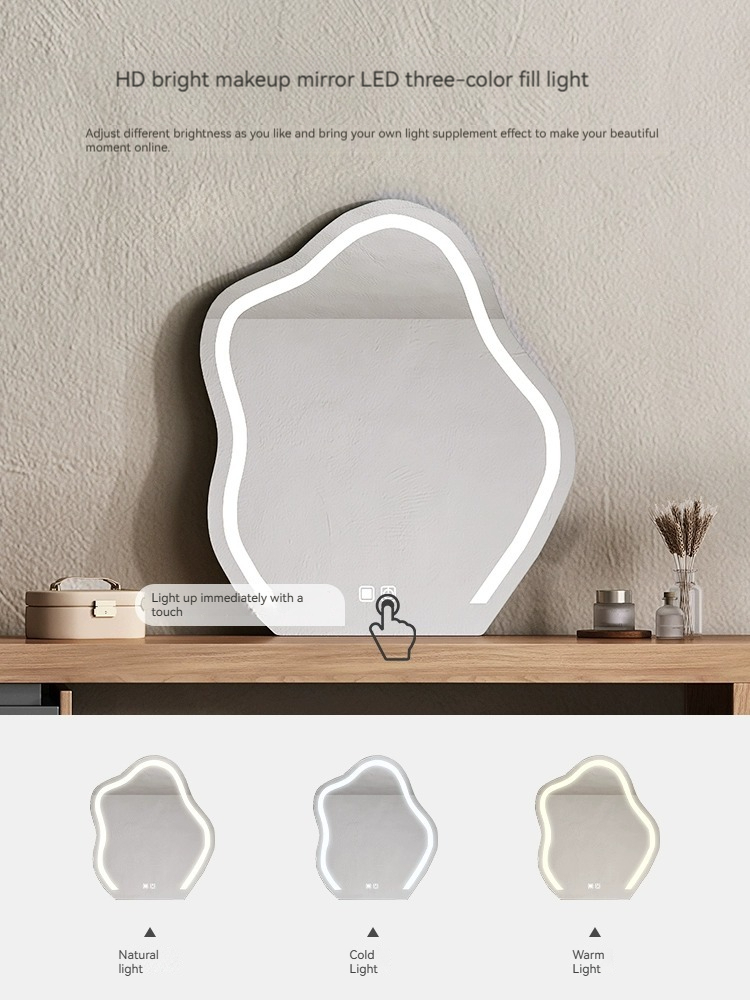 Multi-functional dresser bucket cabinet combination makeup table bed end storage cabinet one minimalist desk support customization-Smart-Living