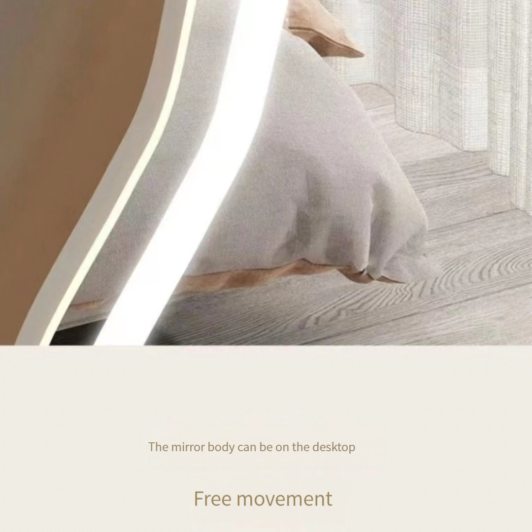 [Pre-order] Netizen Cloud Dot Mirror Intelligent LED Desktop Bedroom Dressing Table Makeup Mirror Home Creative Lighting Creative Table Lamp-Smart-Living