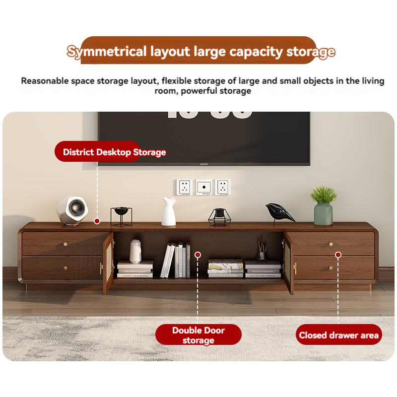 [pre order]New Chinese coffee table, TV cabinet, storage cabinet, integrated household living room