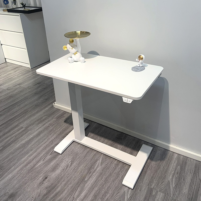 【Showroom】Smart Electric Power Battery Lift Desk, Bedside Table, Home Office Bedroom Student Computer Desk, Dormitory Lazy Table-Smart-Living