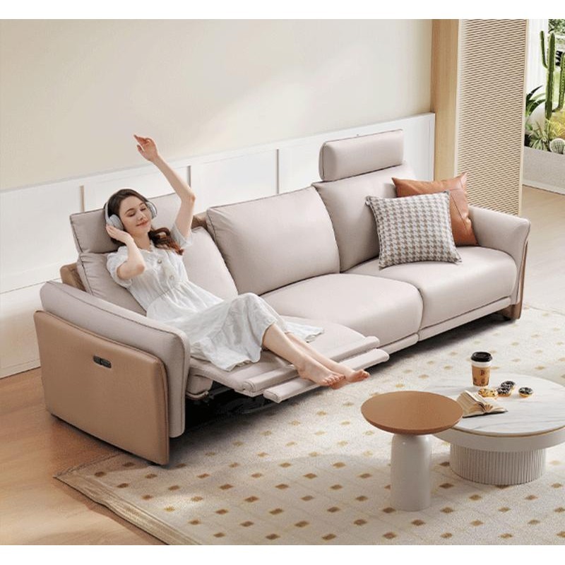 [Pre-order] CHEERS First Class Small Apartment Fabric Sofa With Electric Recliner 