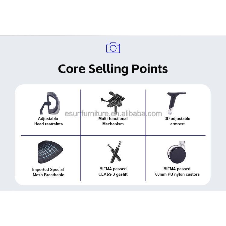 【Showroom】Factory Direct Sale Swivel Office Chair Ergonomic Modern Mesh Task Chair Swivel Office Chair for Meeting Room-Smart-Living