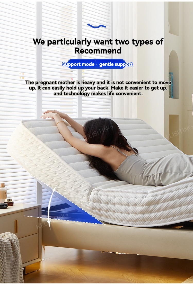 [Pre-order] Intelligent mattress zero gravity lift multi-function automatic massage simple electric mattress modern partial hard-Smart-Living