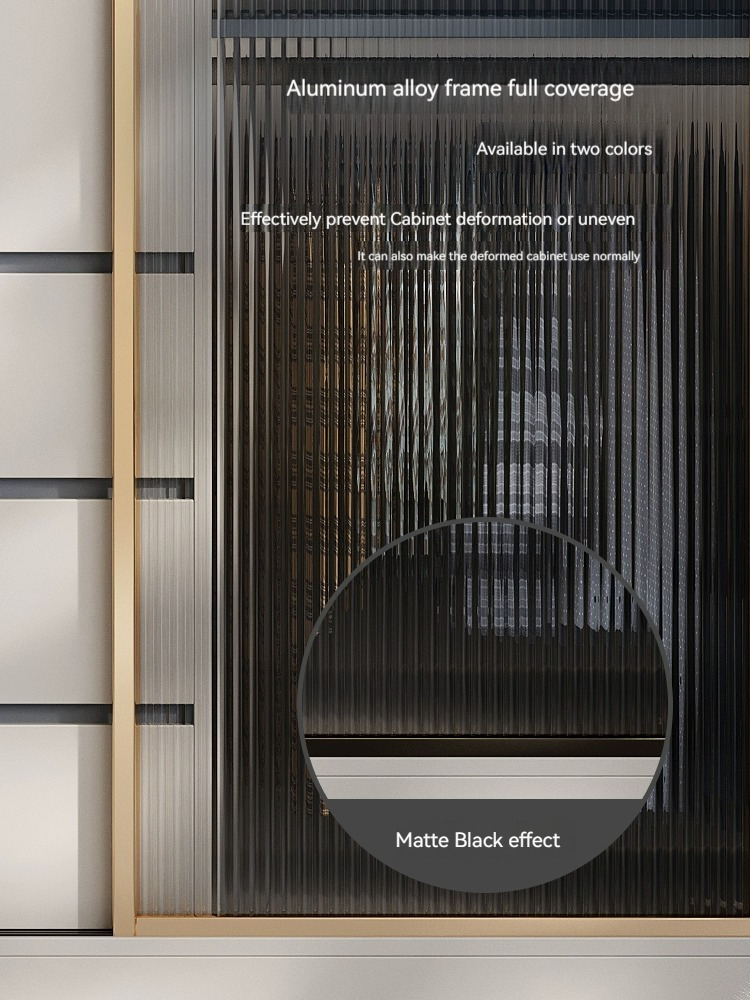 [Pre-order]  Light luxury sliding door wardrobe, home bedroom, small apartment, modern simple sliding door, finished cabinet, net celebrity assembly large wardrobe-Smart-Living