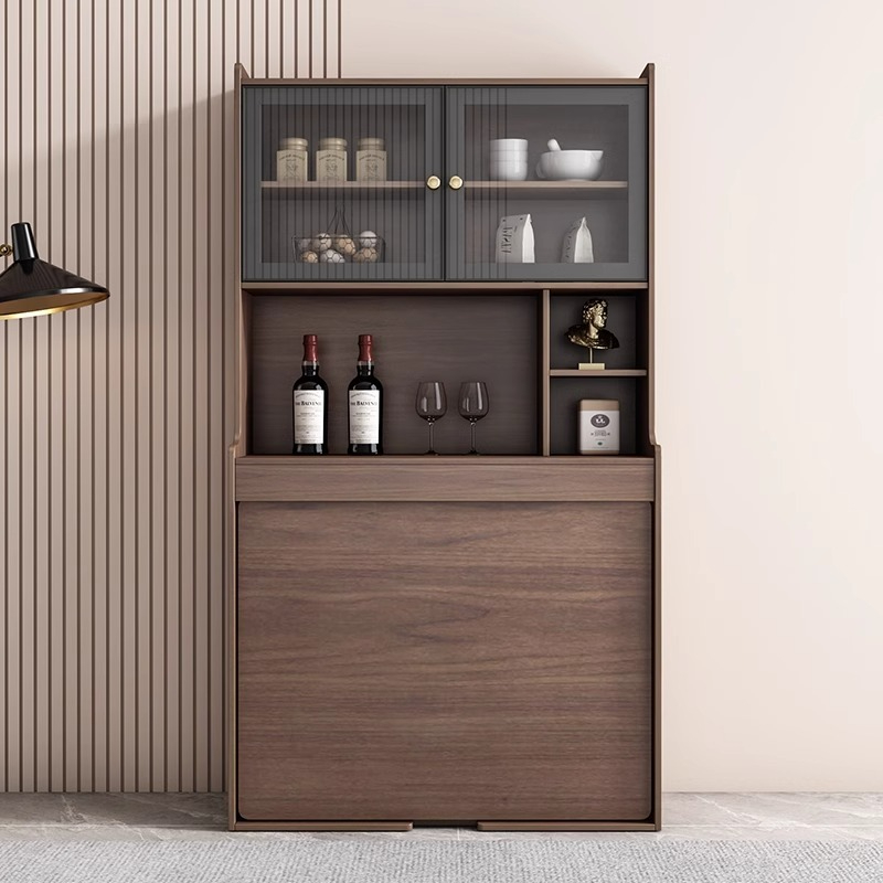 [pre-order] Oulang Scandinavian modern simple small household foldable retractable dining table dining table bar all-in-one household multifunctional table-Smart-Living