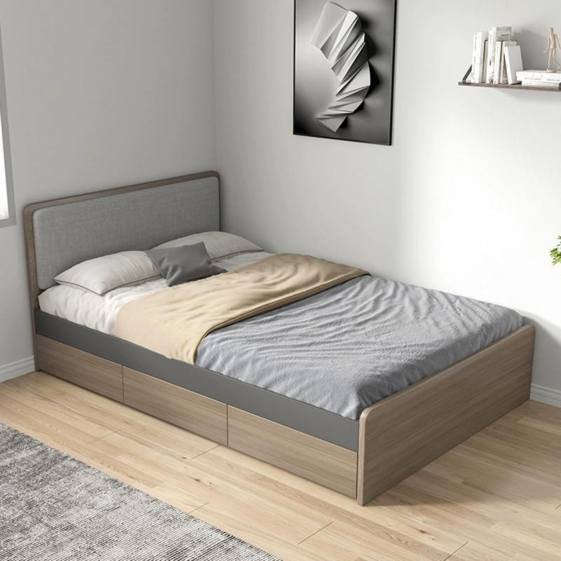 [Pre-order]  Nordic single bed, 1.2-meter small room study bed, household space saving, children's simple modern box storage bed-Smart-Living
