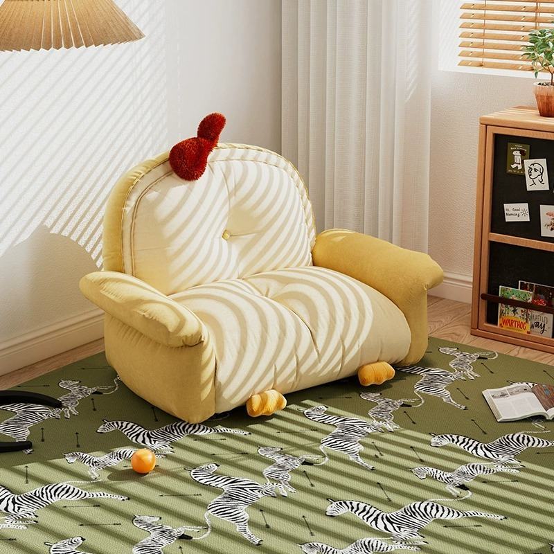 [Pre-order]  Chick cartoon kids couch girl princess cute lazy little couch boy couch chair reading baby seat-Smart-Living