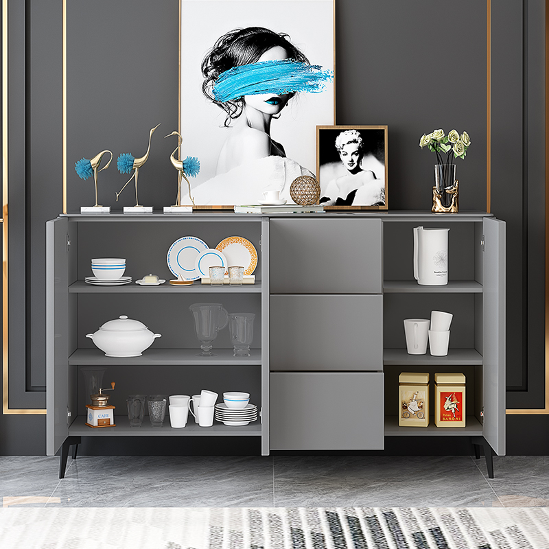 [pre order]Light luxury sideboard, modern and simple living room, pantry, kitchen, food preparation and storage cabinet,-Smart-Living