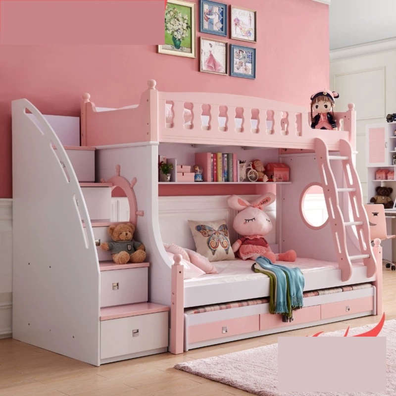 [Pre Order]Pre order Blue Nautical Children Bunk Bed with Storage