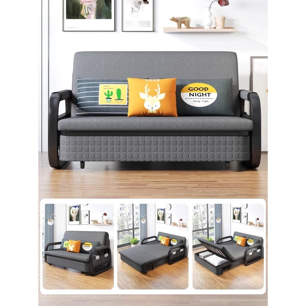 [Pre-order]  Sofa bed foldable dual-use multi-functional storage retractable balcony single double living room small apartment model-Smart-Living