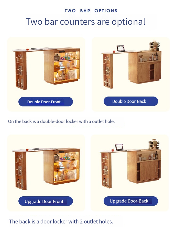 [Pre-order]  Japanese style rock slab bar solid wood partition senior movable dining table small household household living room multifunctional storage cabinet-Smart-Living