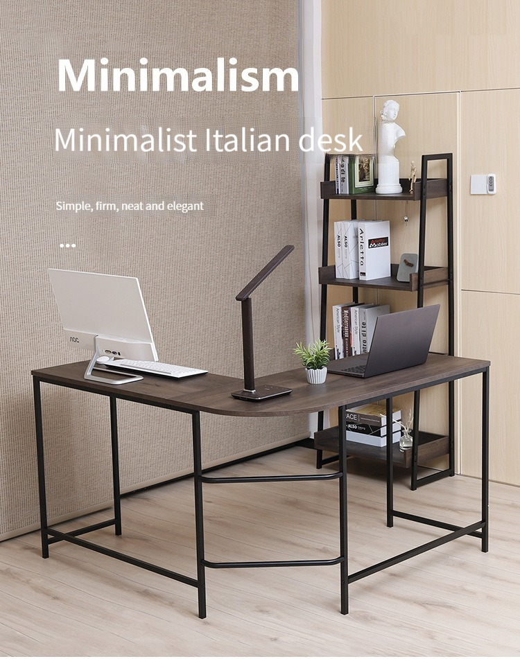 [Pre-order] Export European and American Standard Corner Desk, Factory Direct Sales Industrial Style Furniture.-Smart-Living