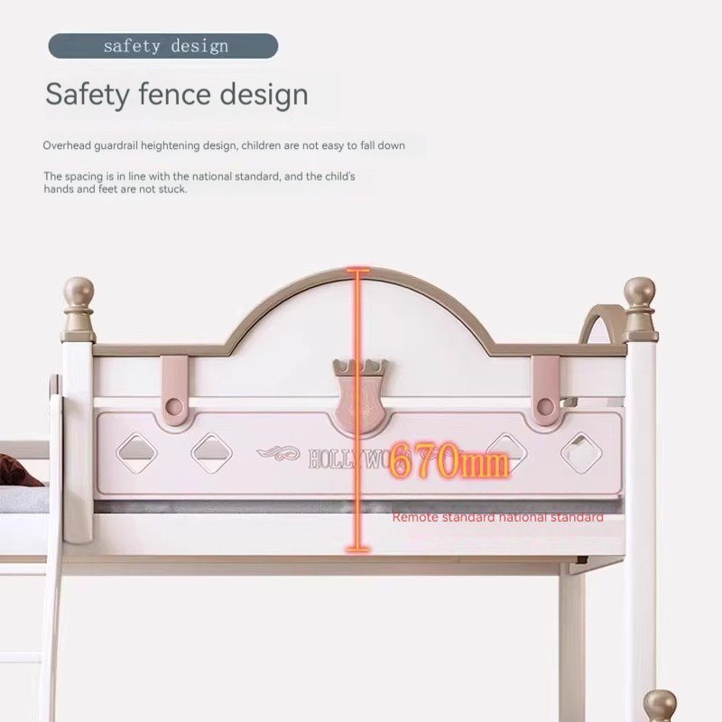 [Pre-order] Solid wood bunk bed, two-story bunk bed, children's bed, all solid wood high and low bed, double bed, loft bed-Smart-Living