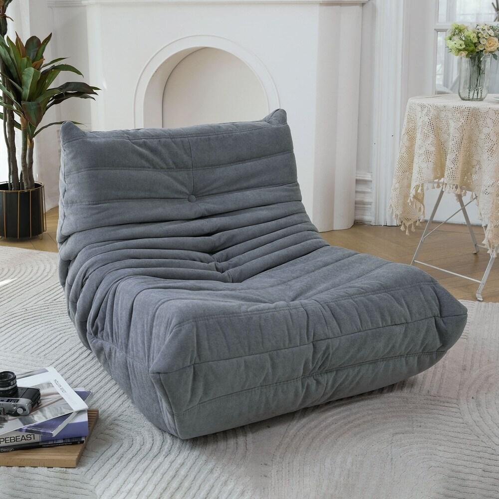 [PRE-ORDER] Modern Giant Lounge Sofa Caterpillar Design Bean Bag Chair for Bedroom & Living Room Fabric Upholstery