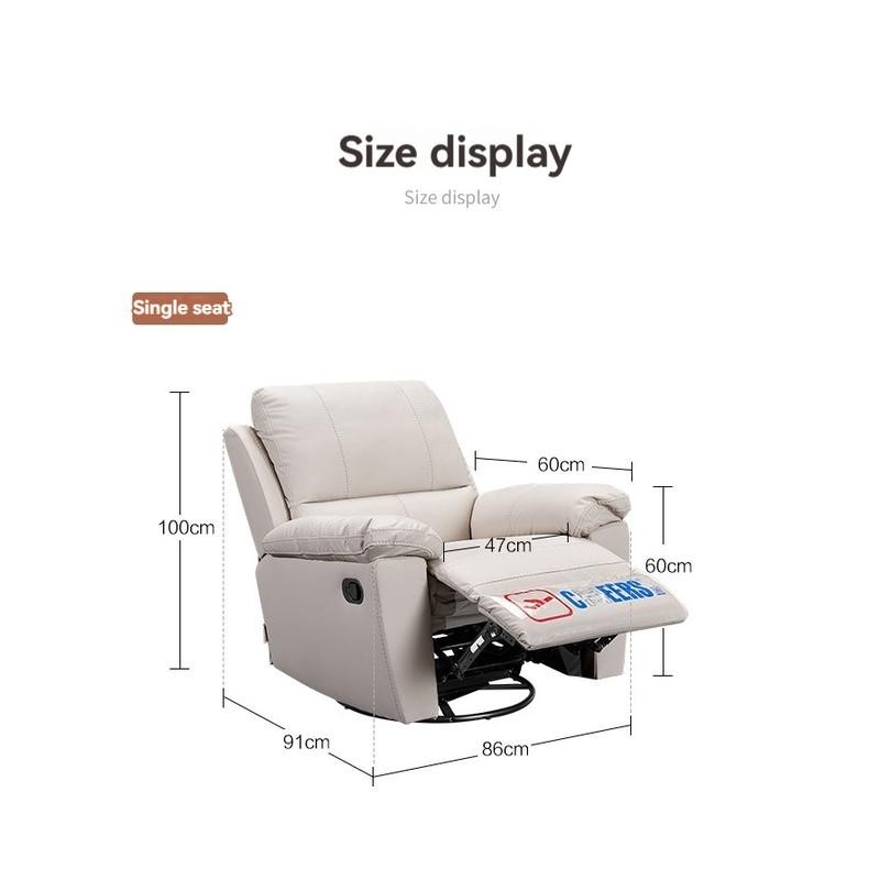 【Showroom】CHEERS First Class Small Apartment Living Room Fabric Sofa (3/1 Seater) With Manual Recliner -Smart-Living