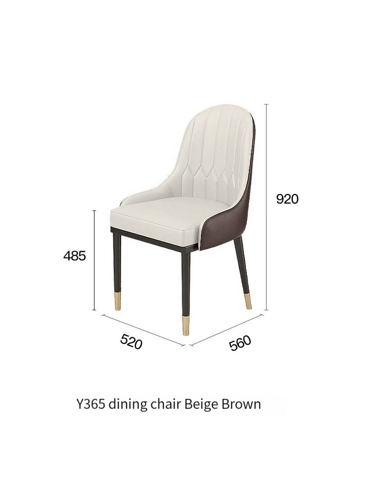 [Pre-order]  Bibi fish dining table chair desk chair leisure chair home backrest chair style light luxury minimalist makeup chair collection-Smart-Living