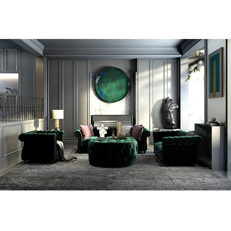 [Pre-order] Nordic style Italy light luxury sofa down cloth art wash free pull sofa