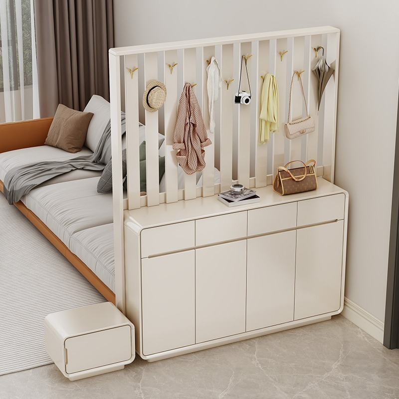 [Pre-order]  Light Luxury Hangers Shoe Cabinet Integrated Simple Modern Locker Home Door Partition Cabinet Coat Hat Cabinet Entrance Cabinet-Smart-Living