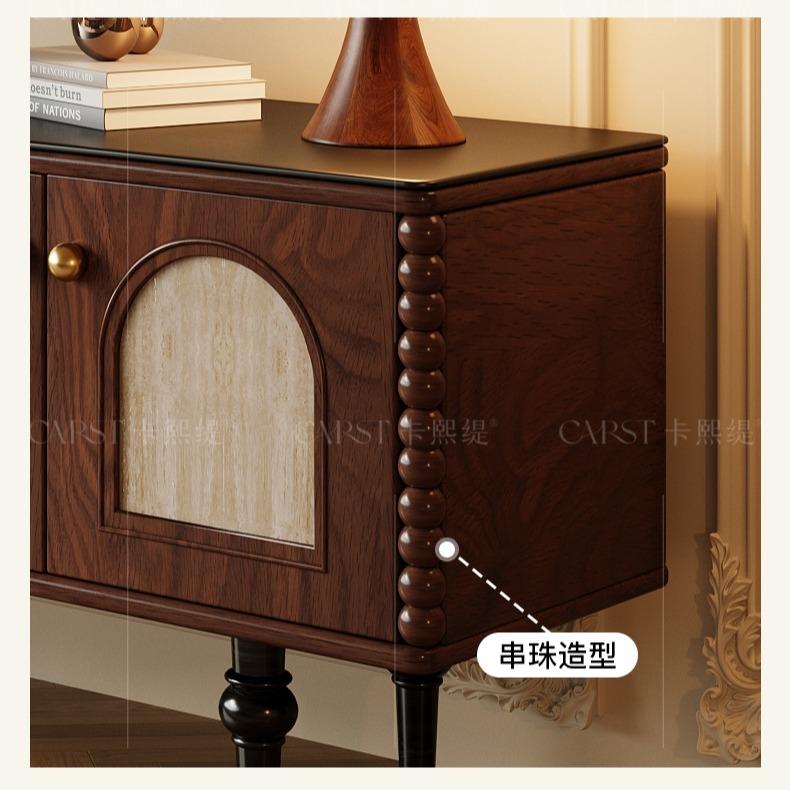 [PRE-ORDER] Customizable Solid Oak Vintage TV cabinet and coffee table combination.