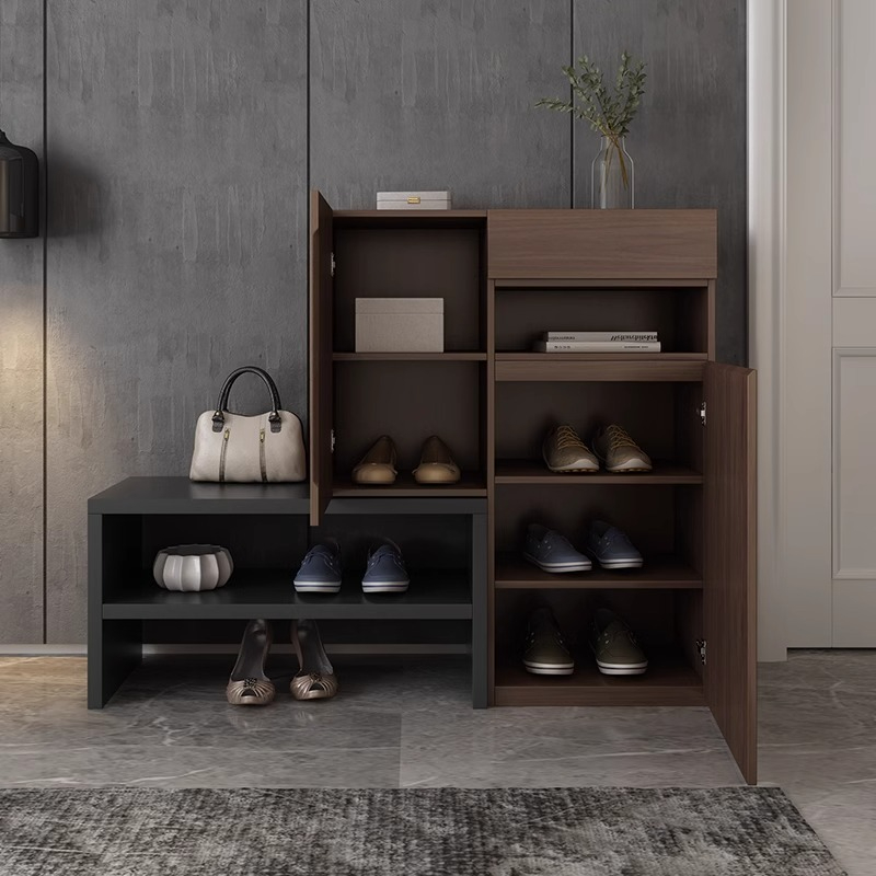 [Pre-order] Oulang Scandinavian simple household door corner entrance doorway cabinet shoes cabinet modern entrance living room storage cabinet storage cabinet-Smart-Living