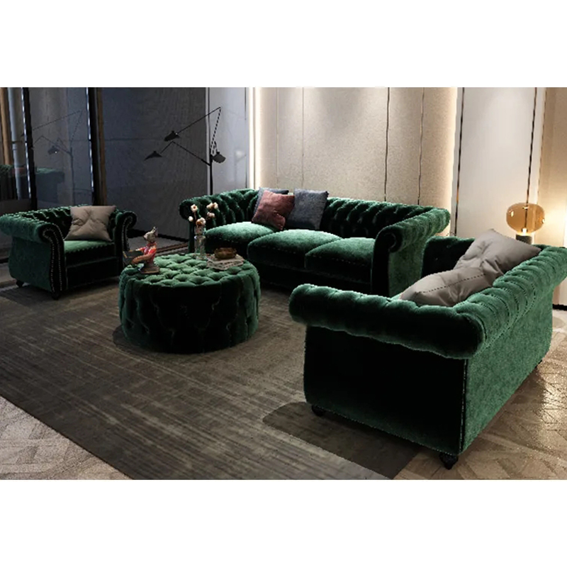 [Pre-order] Nordic style Italy light luxury sofa down cloth art wash free pull sofa